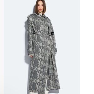 New authentic Lapointe trench coat